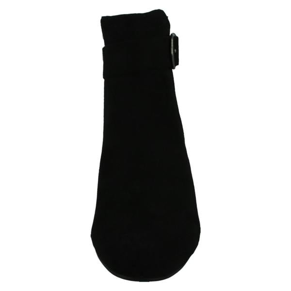 Spot On Ladies Spot On Block Heel Wide Fit Ankle Boot with Buckle and Inside Zip F51247