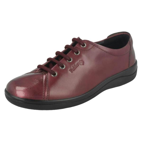 Padders Ladies Padders Lace Up Everyday Flats Galaxy 2