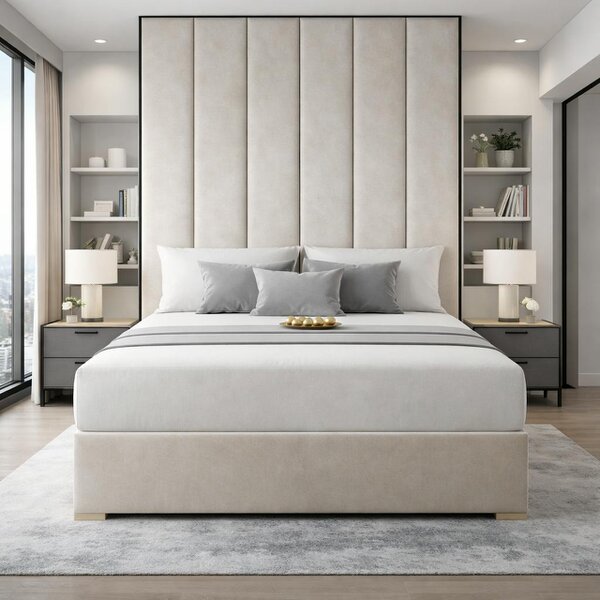 Great British Beds Serena Contrast piping Divan Bed