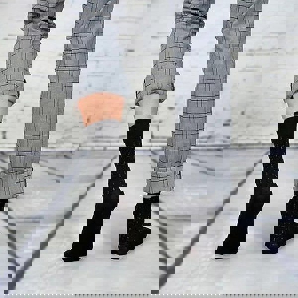 Anysox Anyfootwear 5 Pairs Size 6-10 Casual Business Socks High Quality Cotton Breathable Elastic Pattern Design For Men