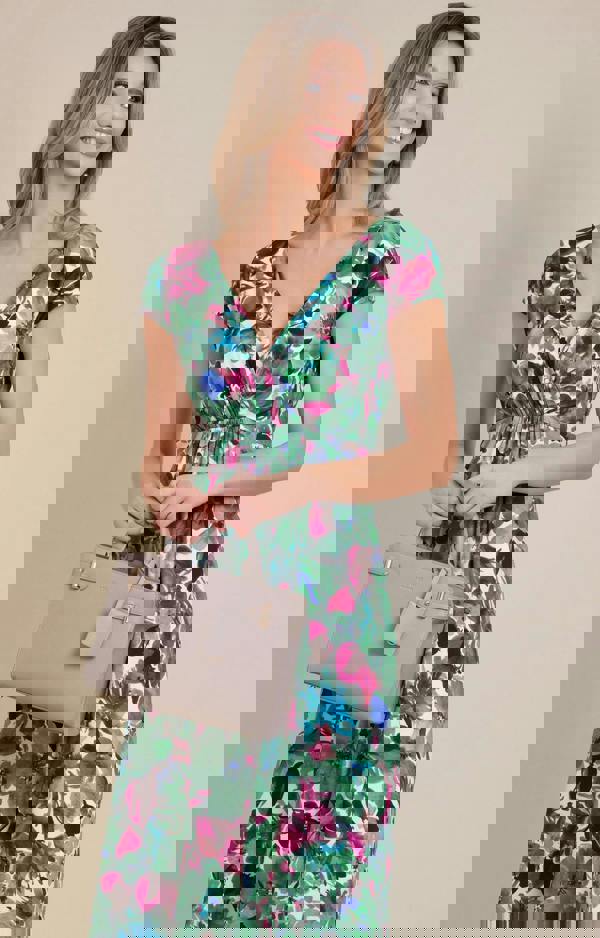 Alie Street London Sophia Maxi Dress Petite - Paradise Green