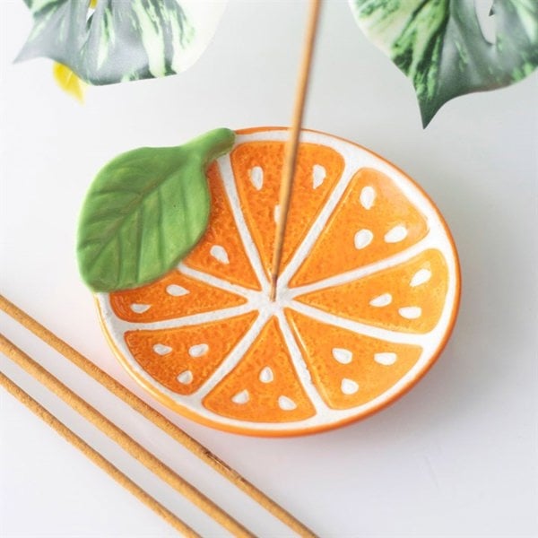 Serano Orange Slice Incense Stick Holder