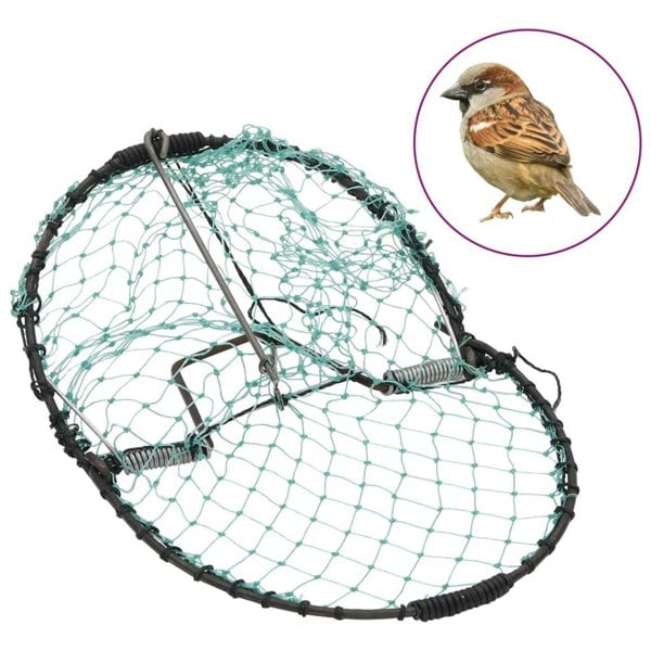 Berkfield Bird Trap Green 20 cm Steel