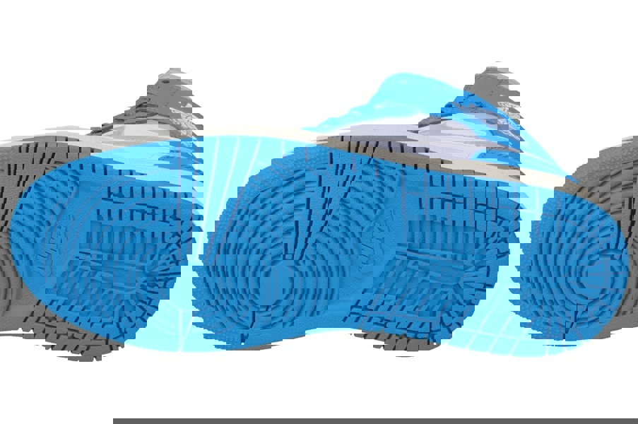 Nike Womens Air Jordan 1 Mid Trainers Bq6472  400 - Dark Powder Blue Neutral Grey 400 - Photo 4