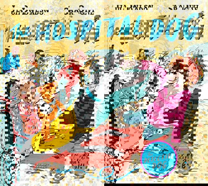 Julia Donaldson Collection 4 Books Set - Monkey Puzzle, The Detective Dog, The Hospital Dog, Gozzle