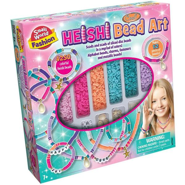 Small World Toys Heishi Bead Art Kit - Pink