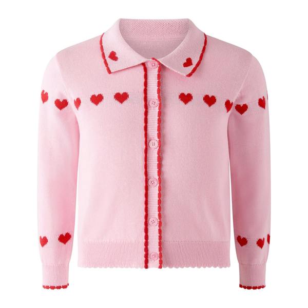 Rachel Riley Heart Intarsia Cardigan