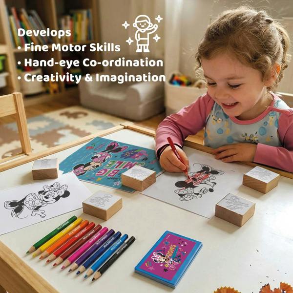 Multiprint Minnie Travel Set by Multiprint – Kids Activity & Craft Set