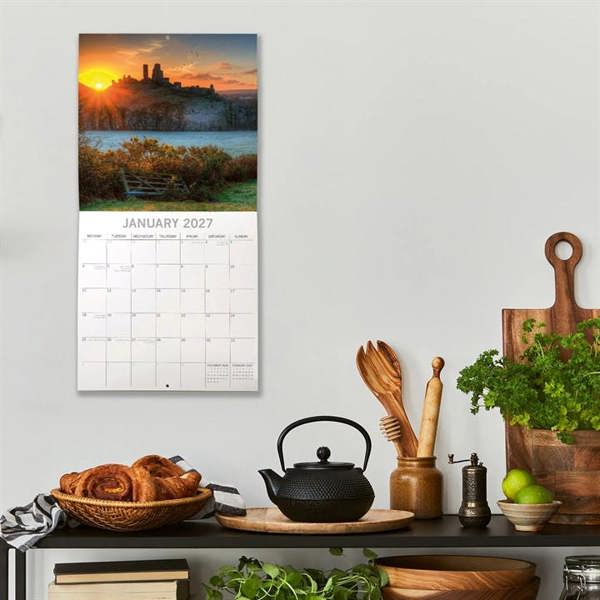 Dorset Calendar 2027, Wall Calendars, Month To View, Travel, Gift