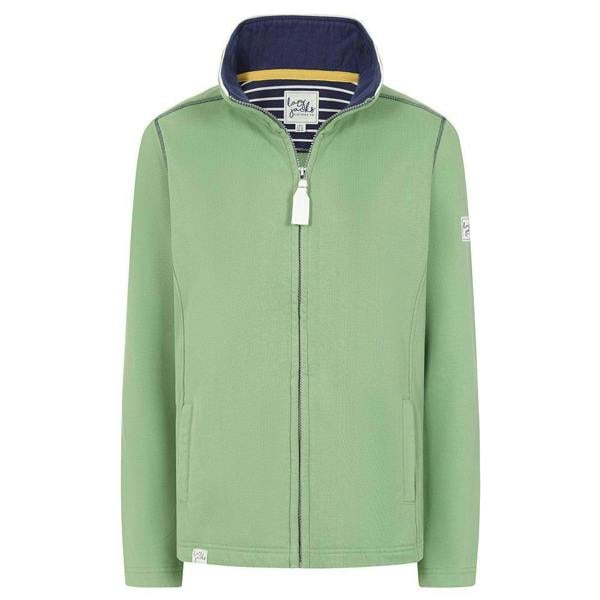 Lazy Jacks Women's Logo Full Zip Sweatshirt - Grass Green