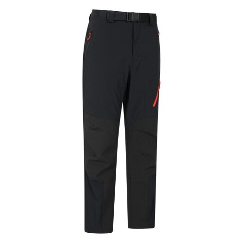 Mountain Warehouse Mens Forest Fleece Lined Regular Winter Trousers - Black