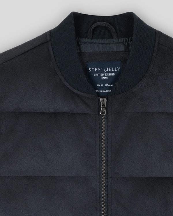 Steel & Jelly Gidea - Suede Look Puffer Gilet