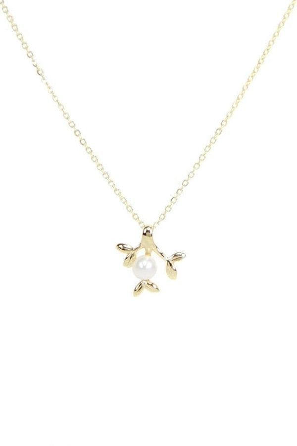 Gold Pearl Choker Necklace - Necklaces - Elk & Bloom