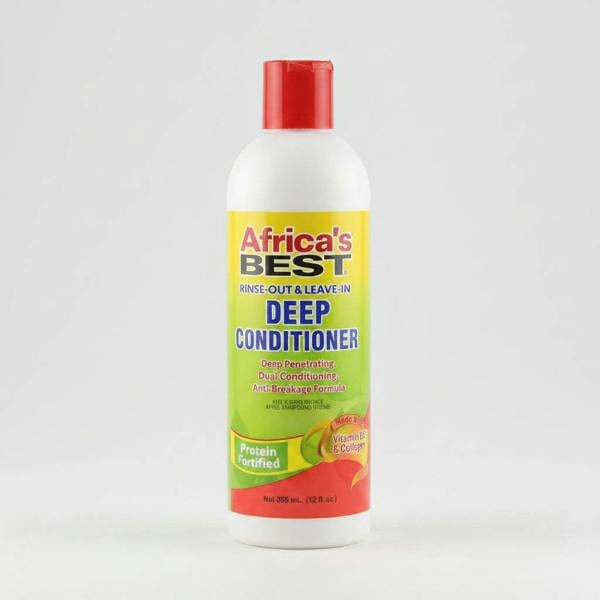 Africa's Best deep conditioner bottle on a white background