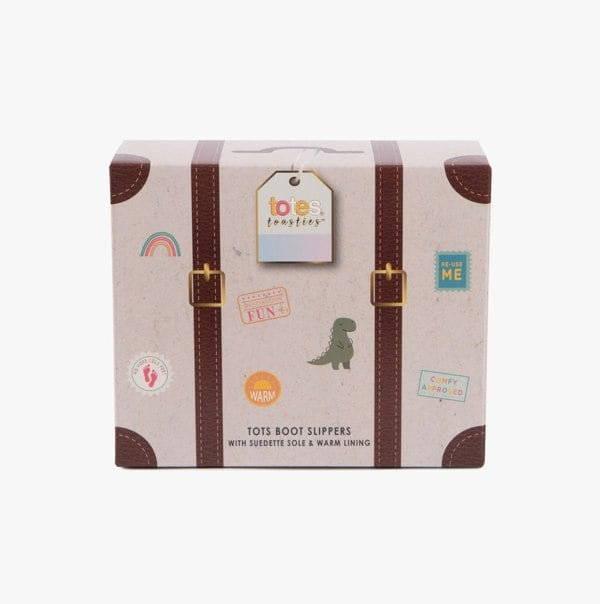 Totes Toasties MULTI FAUX FUR BOOT Slippers Kids Multi