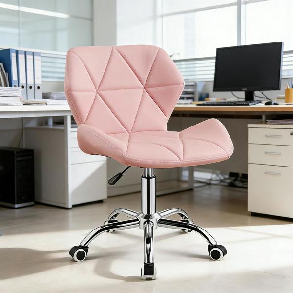 Havendro Adjustable Lift Leather Office Chair 360° Swivel Computer Desk Chair