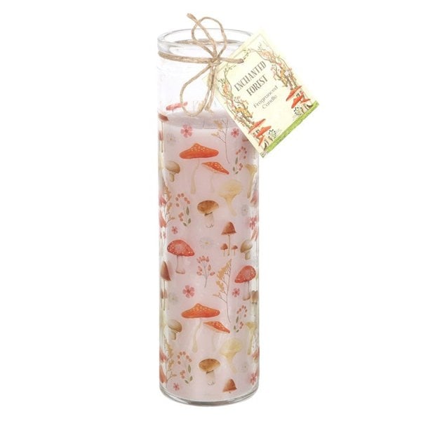 Serano Mushroom Print Enchanted Forest Tube Candle