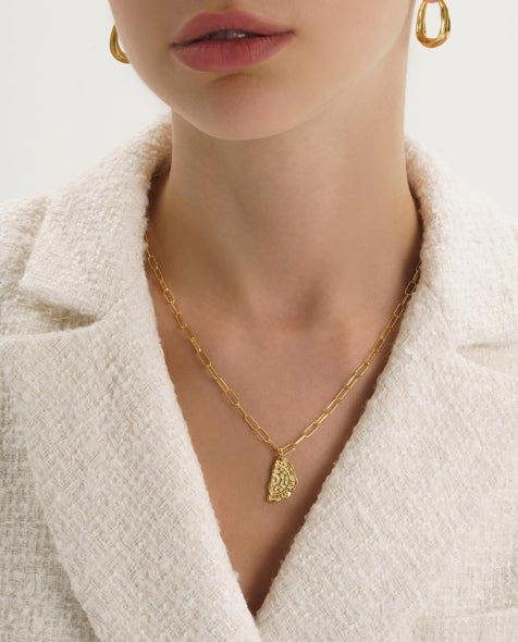 14K Gold Link Chain Minimalist Necklace - Necklaces - Elk & Bloom