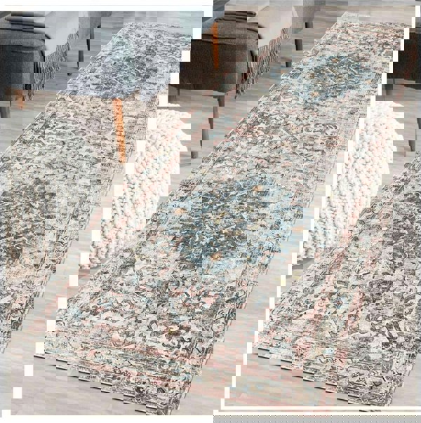 Ultra Soft Machine Washable Rug | Persian-Inspired | Buram