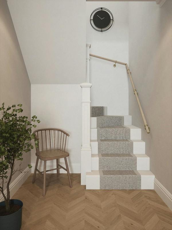 Handrails Direct Ryton Teak Double Winder Handrail