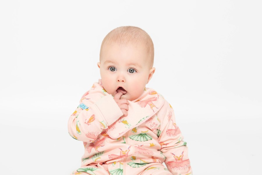 Luca and Rosa Baby grow - ballet print