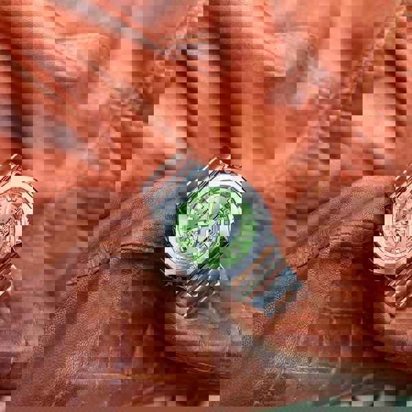 Casio G-Shock Metallic Green Dual Display Watch GM-2110D-3AER