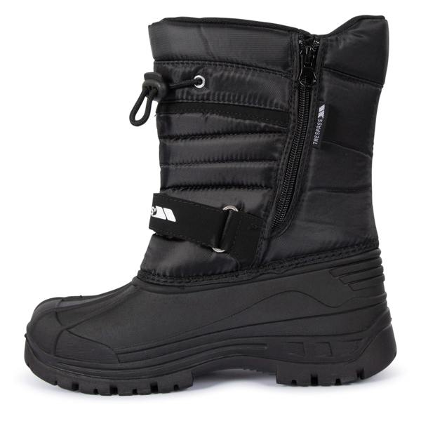 Trespass Unisex Dodo Pull On Winter Snow Boots - Black X - 