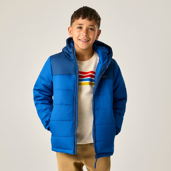 Regatta Kids Lofthouse Padded Jacket - Aviator Blue/Olympian Blue