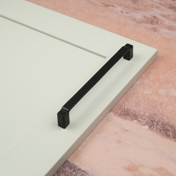 Handle & Home Matt Black Square D Handles