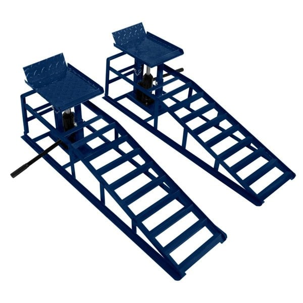 T-mech Hydraulic Car Ramps - 3 Tonne