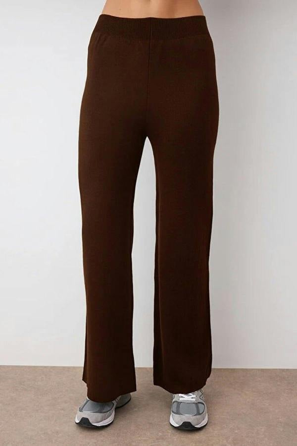 WOVCOR 2-Piece Knitwear Boat Neck Sweater-Pants Set