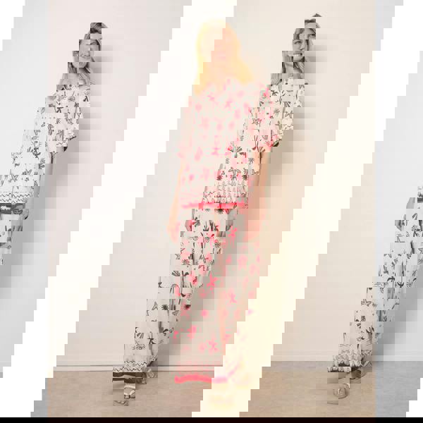 Blue Vanilla Co-Ord Set With Marine-Inspired Print