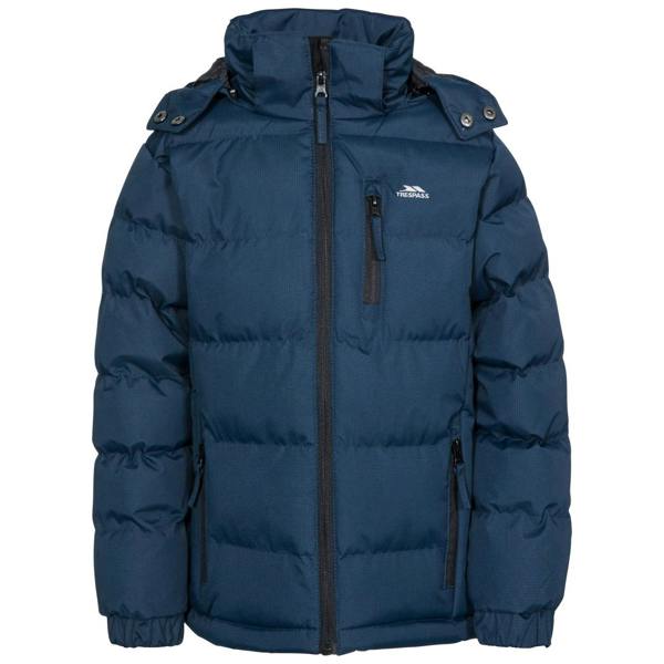 Trespass Kids Boys Tuff Padded Winter Jacket - Navy - 