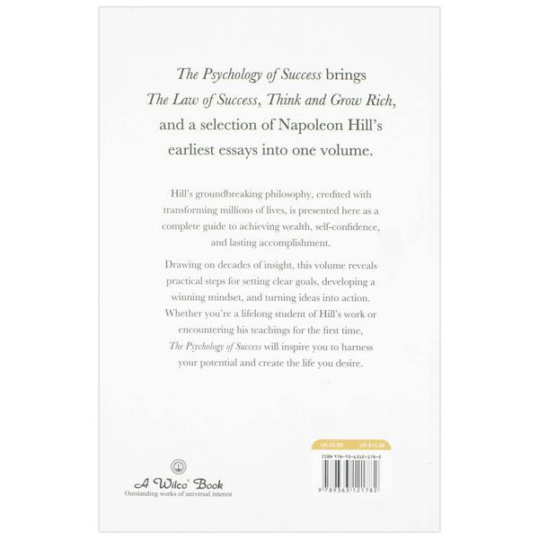 Paperback - The Psychology of Success: includes Bestsellers Think and Grow Rich and The Law of Success by Napoleon Hill