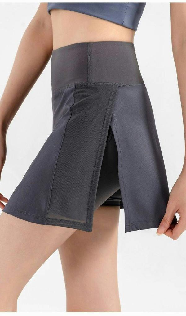 Anniou Women's Split Tennis Skirt