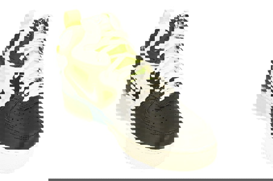 Nike Air Force 1 Mid React Mens Trainers Dq1872  100 - Sail Black Ghost Green 100 - Photo 3