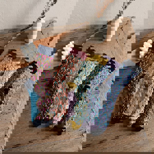 Anyfootwear 5 Pairs Size 5-9 Green Violet Abstract Long Socks Luxury Autumn Winter Peacock Feather Pattern Style With Soken Chaussette Femme