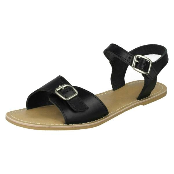 Leather Collection Ladies Leather Collection Ankle Strap Sandals