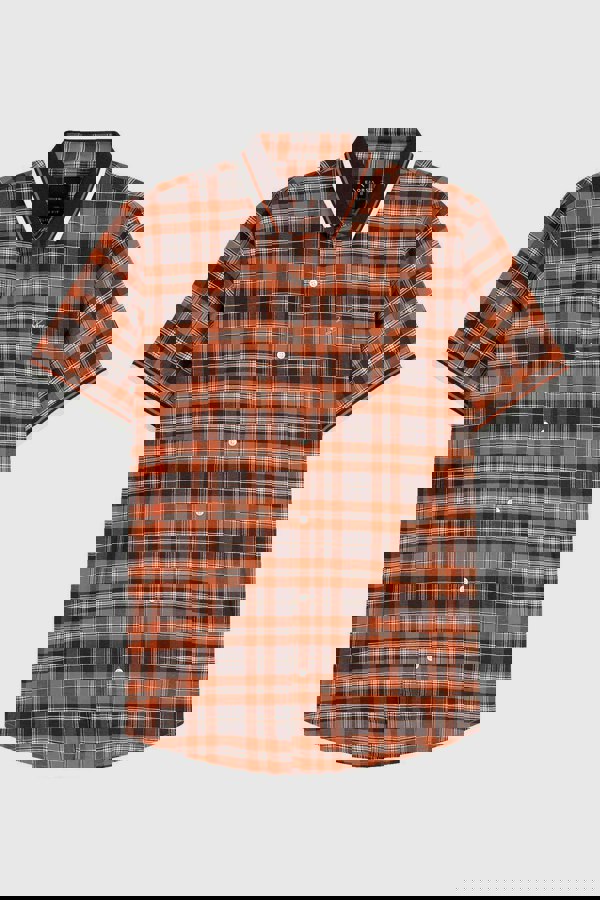 ENORSIA Mens Short Sleeve Shirt With Rib Collar