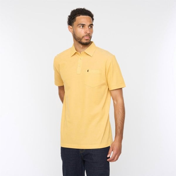 Gabicci G52Z17 Mens Short Sleeve Oxford Jersey Polo Shirt Gabicci Classic - SUNBEAM