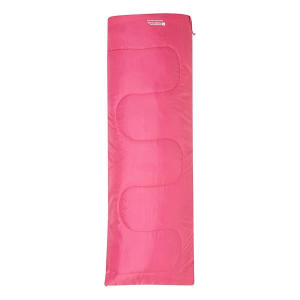Mountain Warehouse Basecamp 200 Mini Summer Sleeping Bag - Pink - 