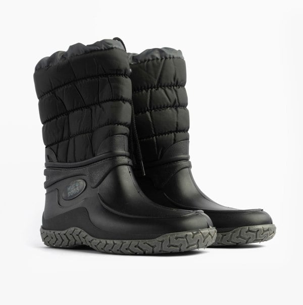 Mud Dogs NORDIC Ladies Winter Boots Black