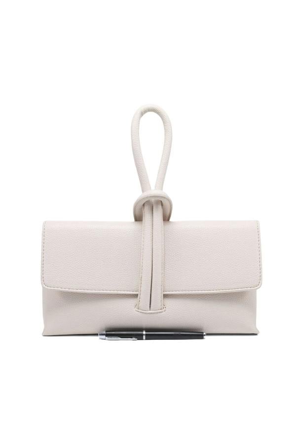 Pluspup Sleek Hand Purse with Magnetic Flap and Double Interior Pockets