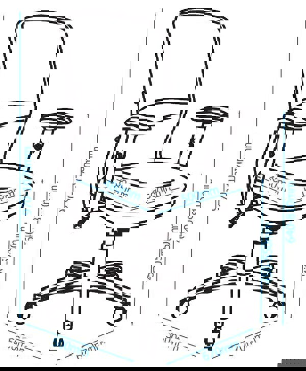 Dorel Home Dakota office chair with black mesh back