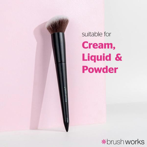 Brushworks No. 7 Angled Blush Brush