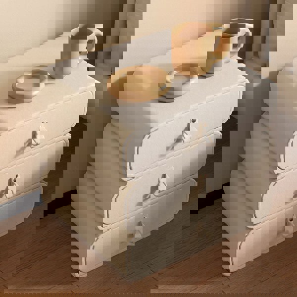 Darcie Bedside Table, Cream-Rit Concept-Rit Concept