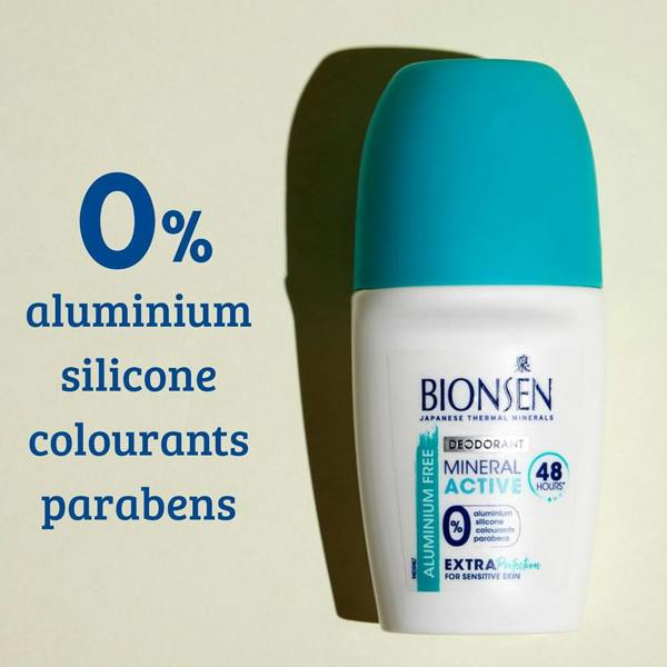 Bionsen Mineral Active Roll On Deodorant White 50ml