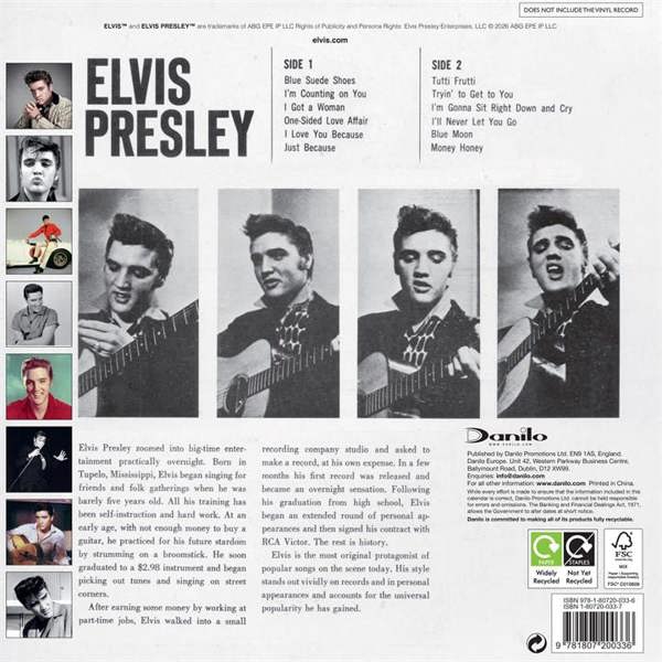 Elvis Presley, Record Collector's Edition Calendar 2027, Wall Calendars, Month To View, Entertainment, Gift