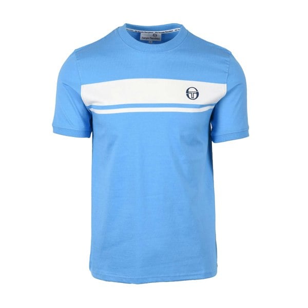 Sergio Tacchini Master T-Shirt Azure Blue/Gardenia