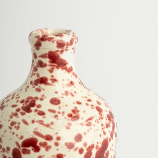 Hot Pottery Cranberry Oil & Vinegar Bottle